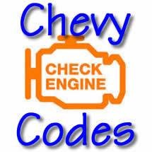 Chevy Trouble Codes