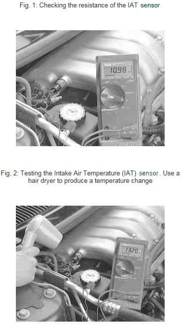 IAT Sensor Testing 1995 Dodge Stratus