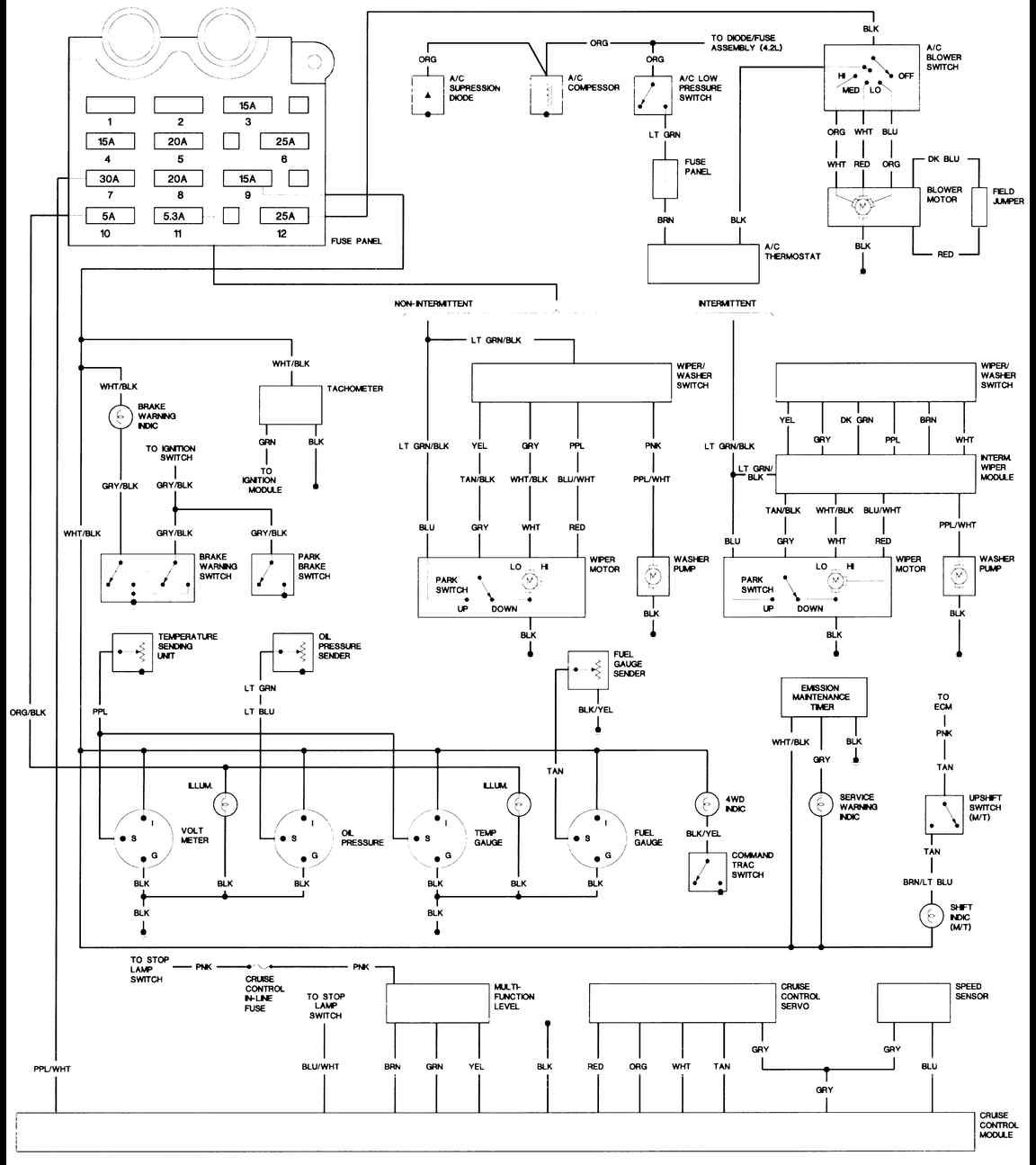 2000 Jeep Wrangler Ignition Wiring Diagram