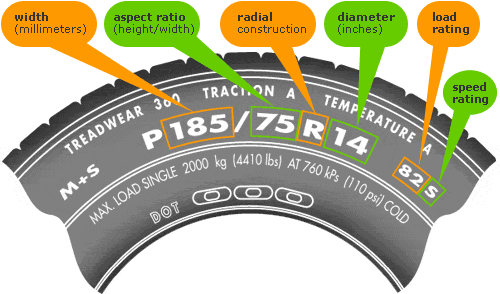 Read Tire Numbers