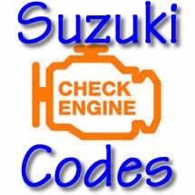Suzuki Trouble Codes