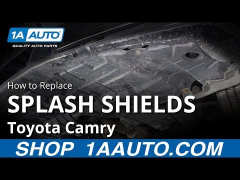 How to Replace Splash Shields 11-17 Toyota Camry