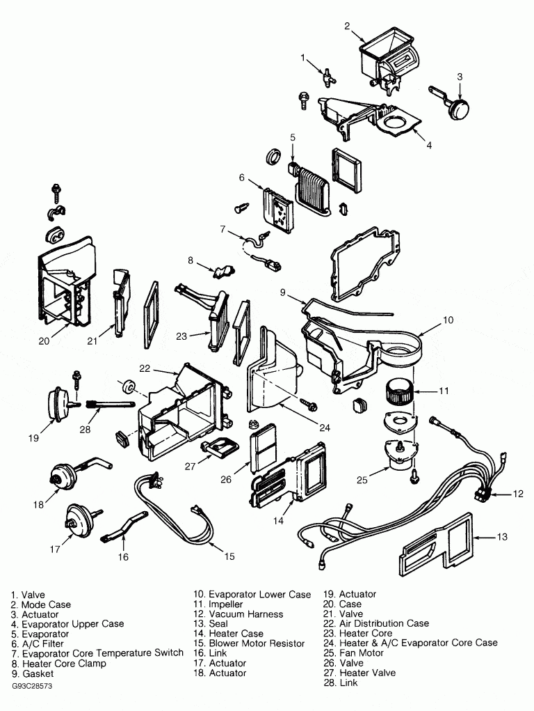 Evaporator core removal 1999 Z28 Camaro FreeAutoMechanic Advice