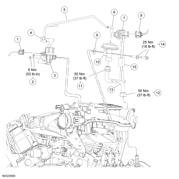 Code P0402 2006 Ford Taurus