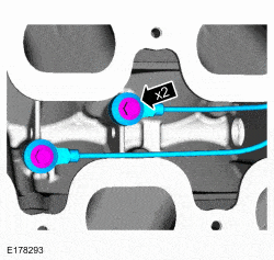 knock sensor location diagram
