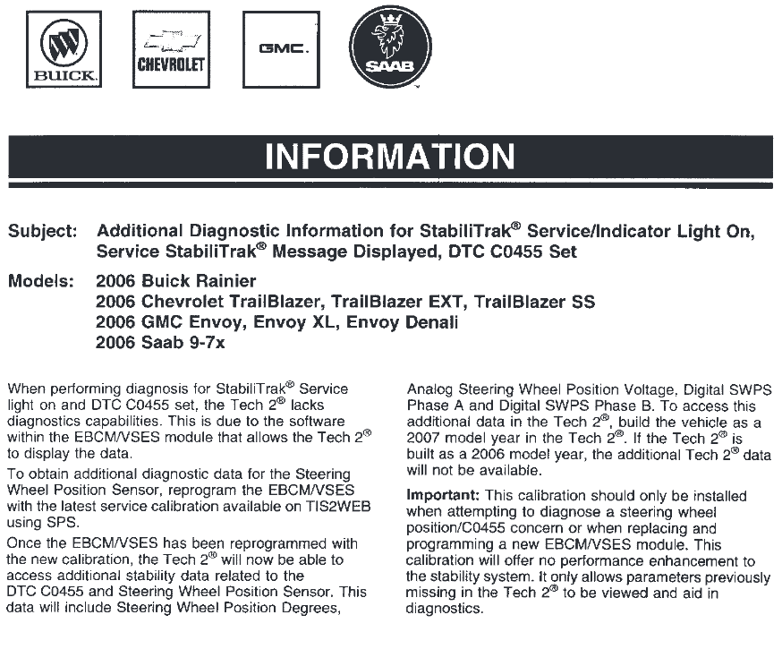 2006-gmc-envoy-stabilitrak-tsb