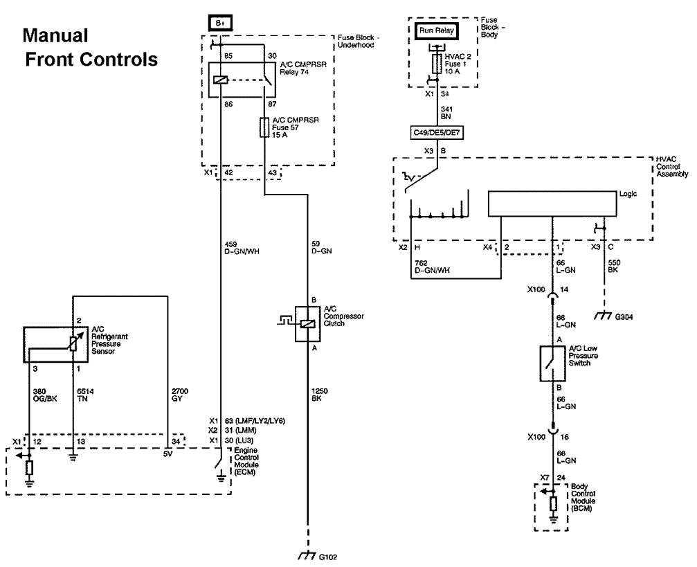 A  C Wiring Diagram 2009 Gmc Savana 3500 6 0