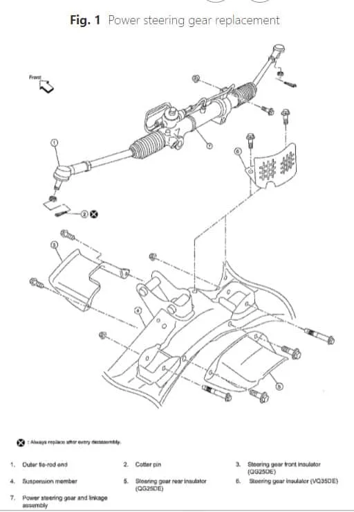 2010-nissan-altima-hybrid-steering-gear-diagram