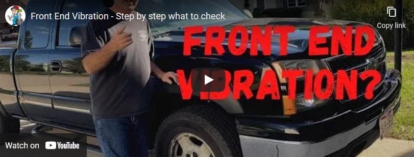 diagnose front end vibration