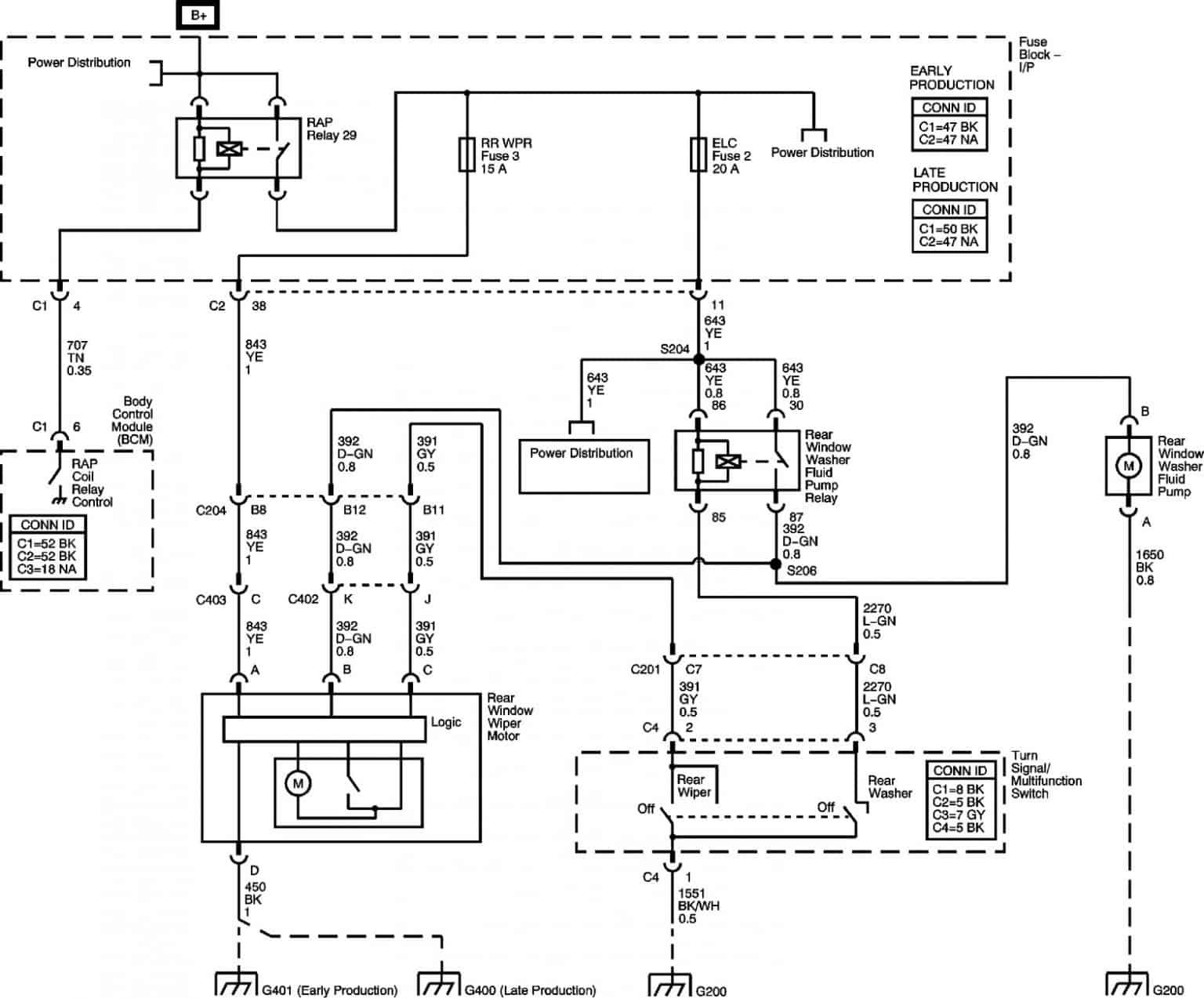Rear wipers do not work 2005 Chevy Uplander FreeAutoMechanic Advice