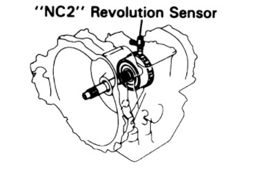 toyota camry NC2 Revolution sensor location diagram