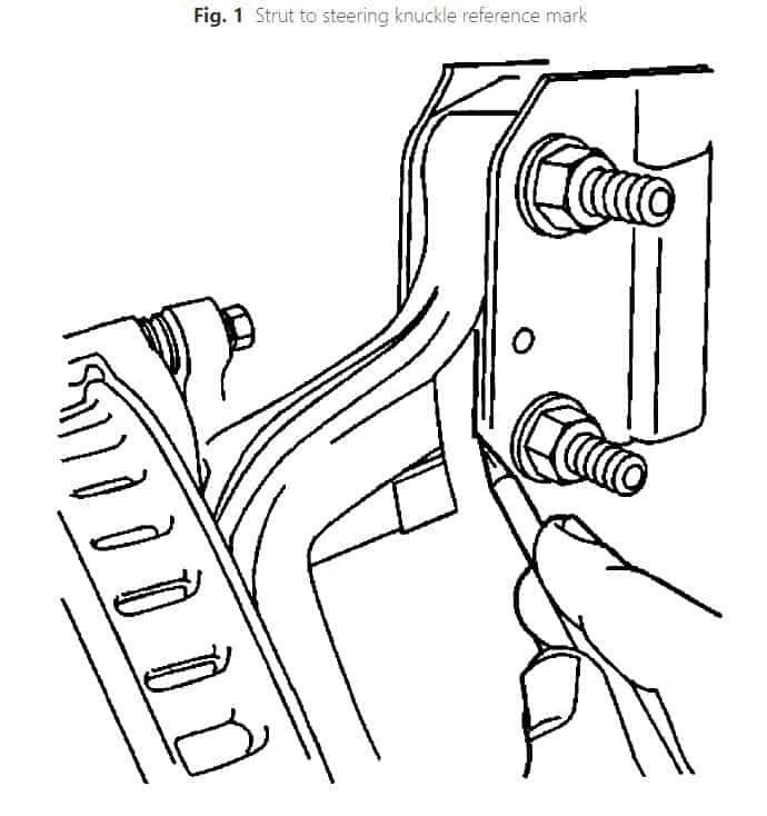 strut-removal-knuckle mark
