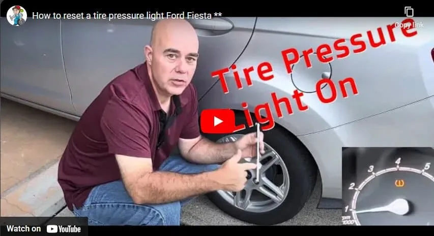 Reset Tire Pressure Warning Light