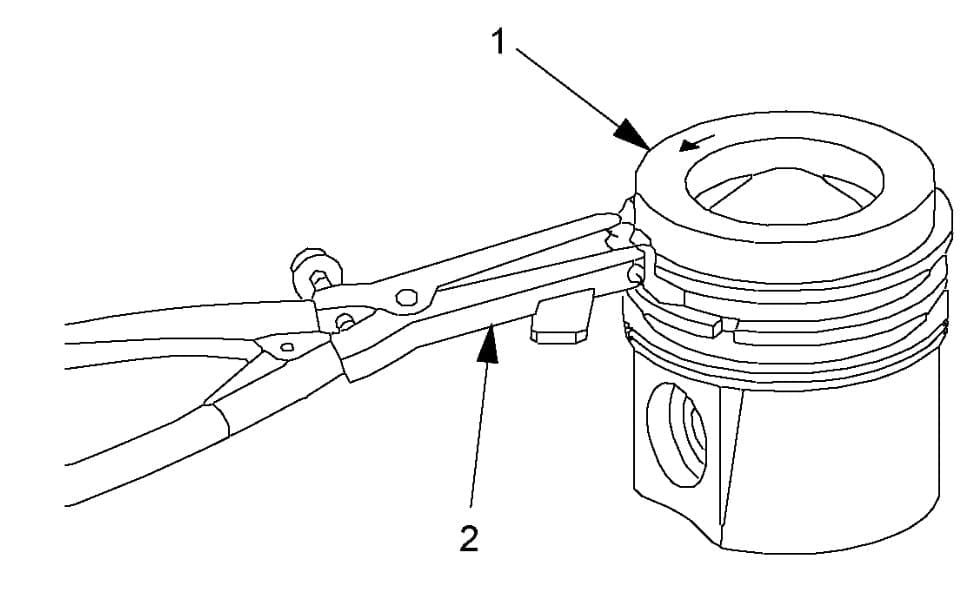 piston ring removal