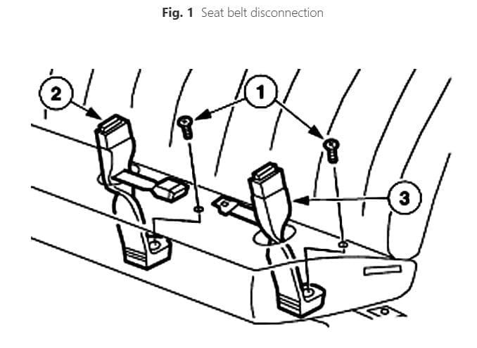 seat belt diagram